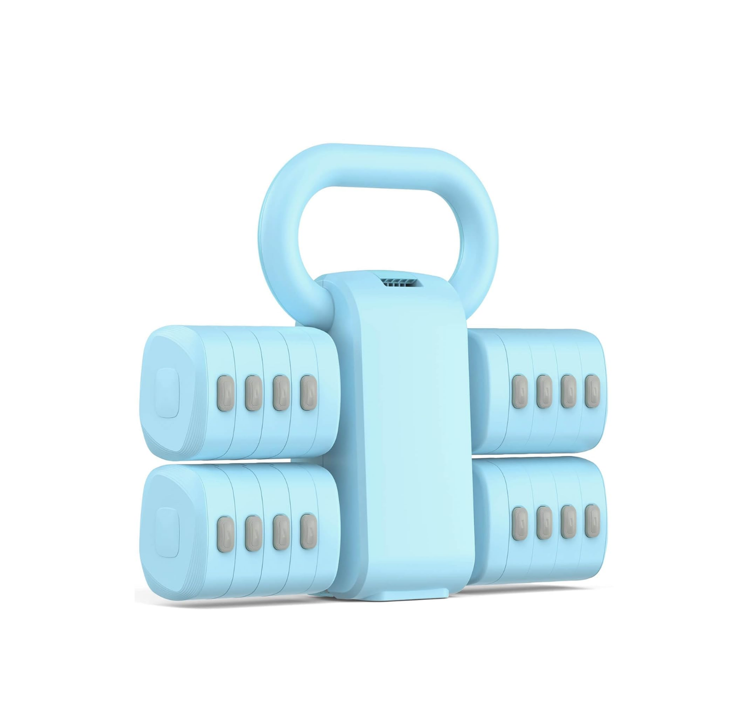 Adjustable Dumbbell Set – Blue Edition